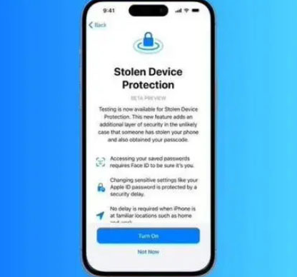 滨城苹果授权维修店分享被盗设备保护功能开启方法