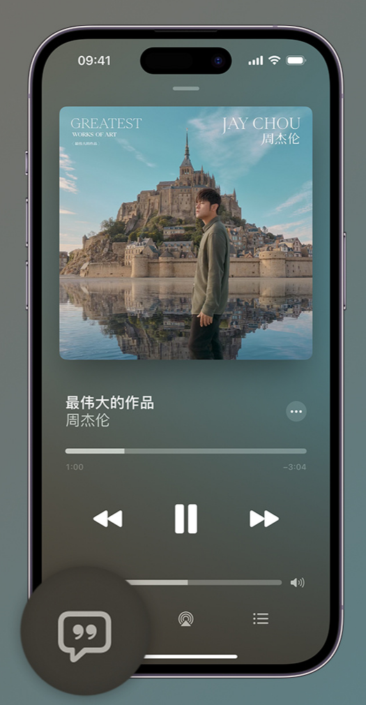 滨城iphone维修分享如何在iPhone上使用Apple Music全新唱歌功能 