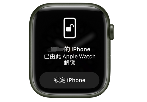 滨城苹果手机维修分享用 AppleWatch 解锁配备面容 ID 的 iPhone方法 