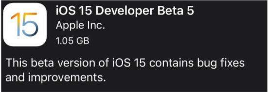 滨城苹果手机维修分享如何升级到iOS15.0 beta5 